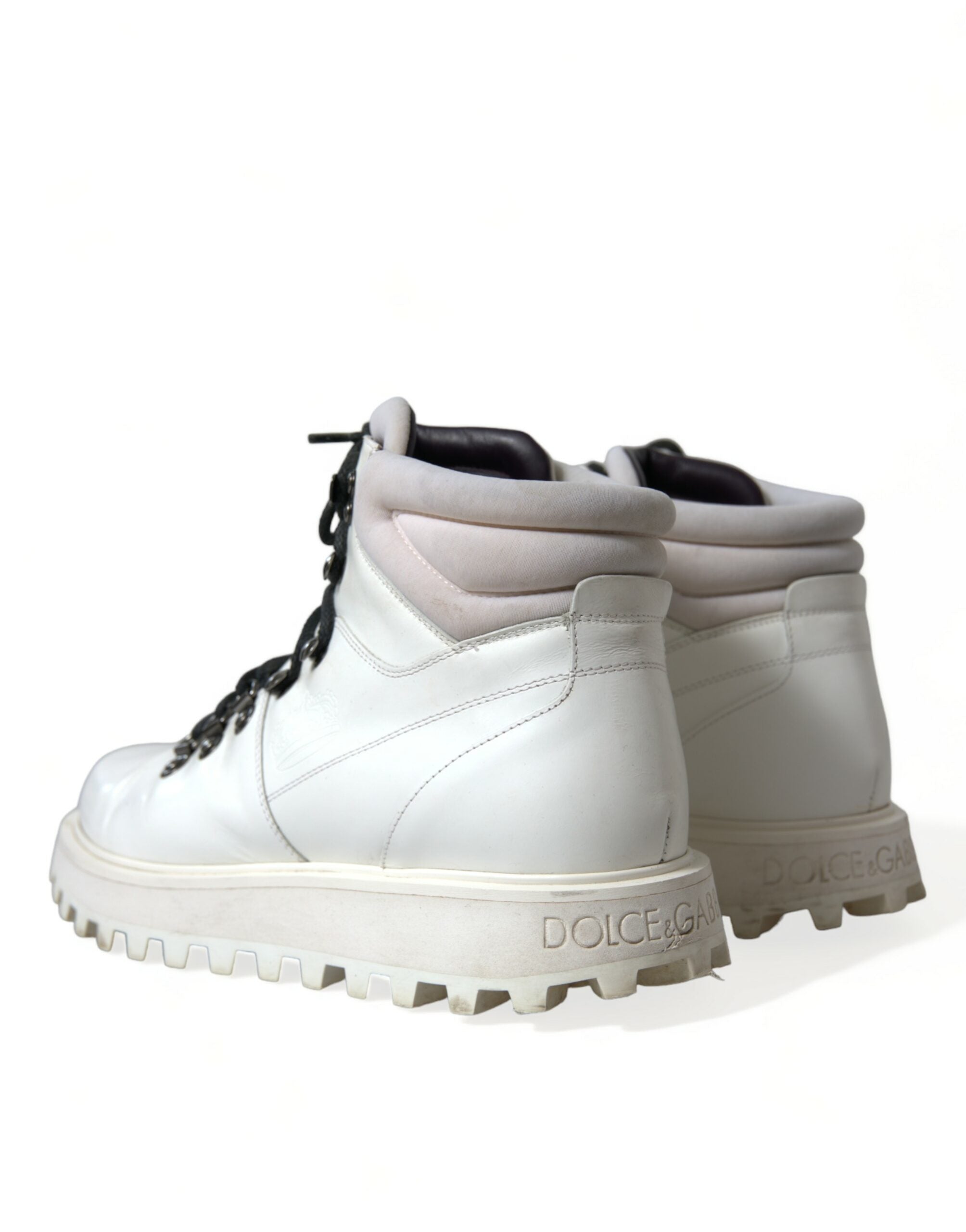 Dolce & Gabbana Pristine White Italian Ankle Boots - DEA STILOSA MILANO