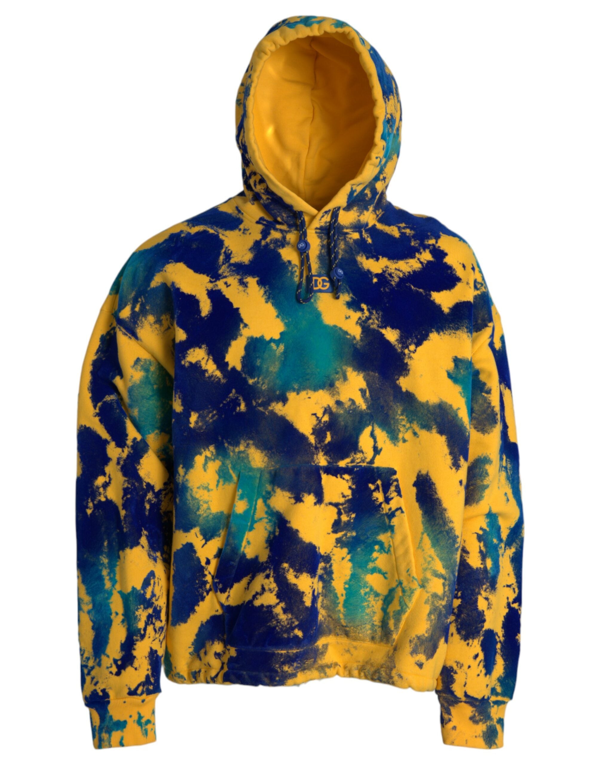 Dolce & Gabbana Elegant Multicolor Hooded Pullover Sweater - DEA STILOSA MILANO