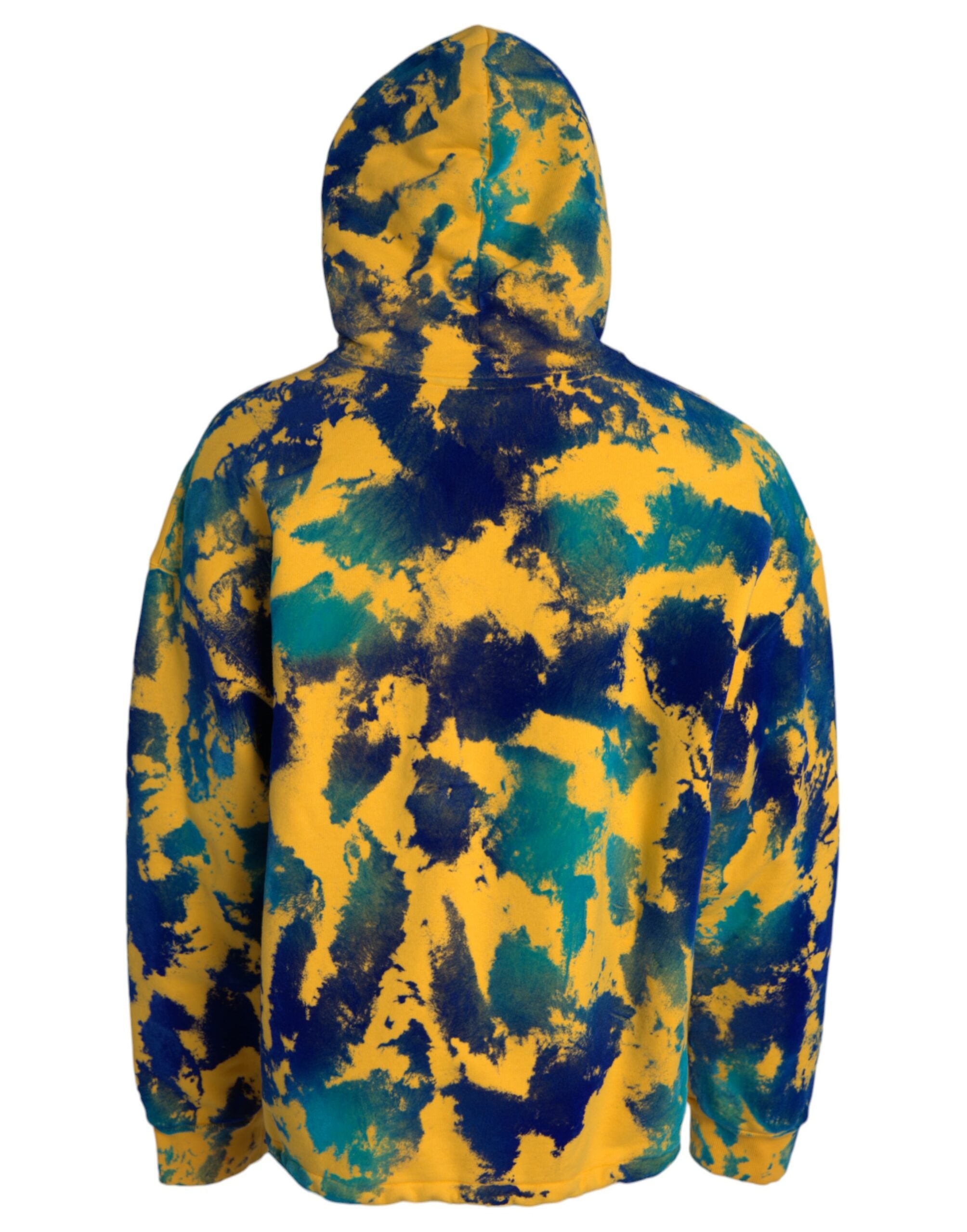 Dolce & Gabbana Elegant Multicolor Hooded Pullover Sweater - DEA STILOSA MILANO