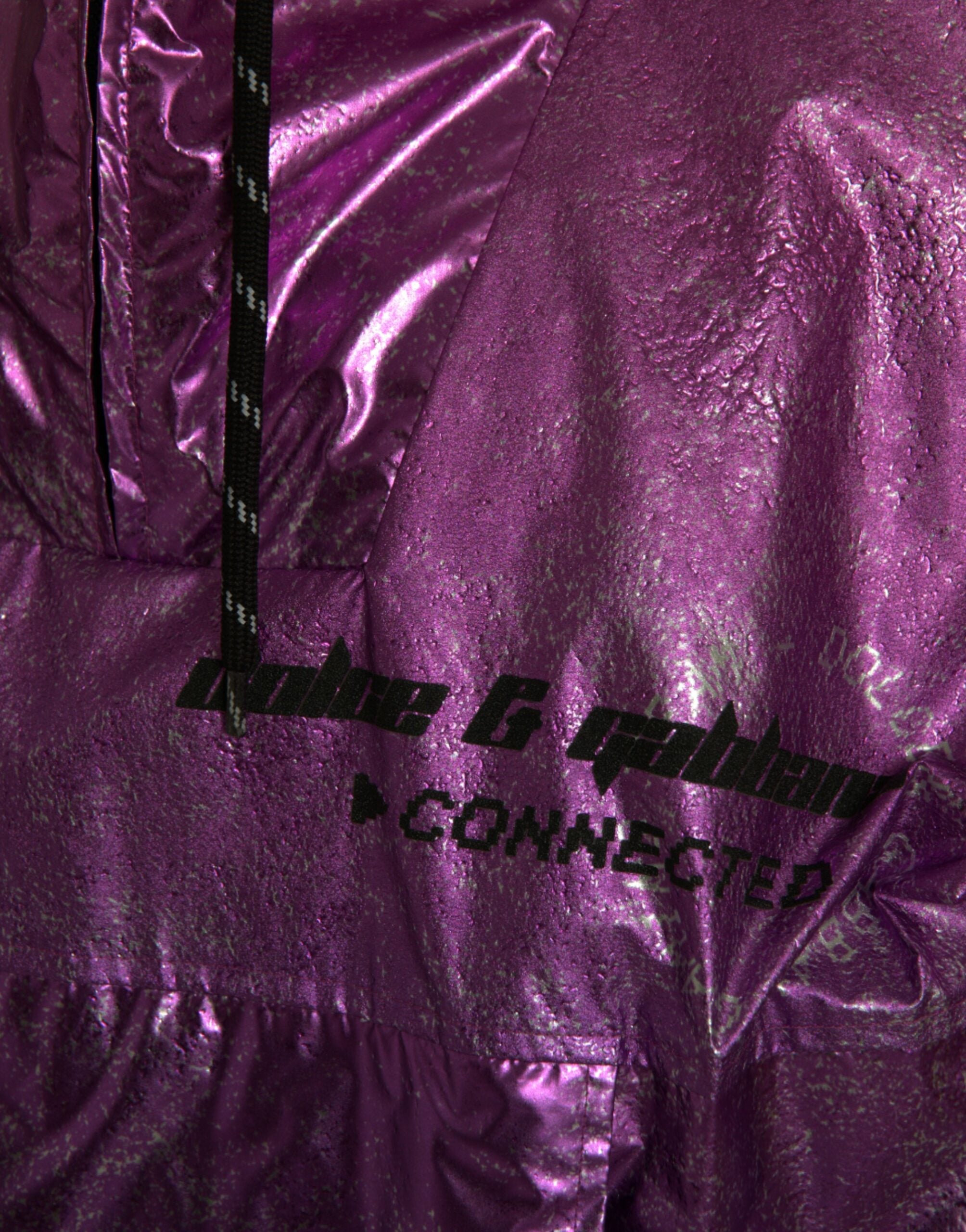 Dolce & Gabbana Pink Purple Ombre Hooded Pullover Sweatshirt Jacket - DEA STILOSA MILANO