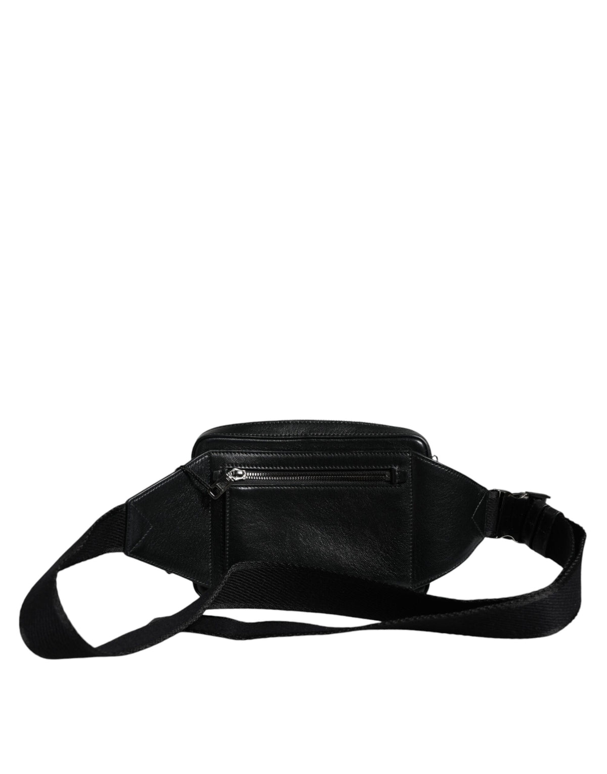Experience the allure of the Dolce & Gabbana Black Leather LED Logo Belt Fanny Pack Bag, a masterpiece of Italian craftsmanship that redefines luxury and sophistication.