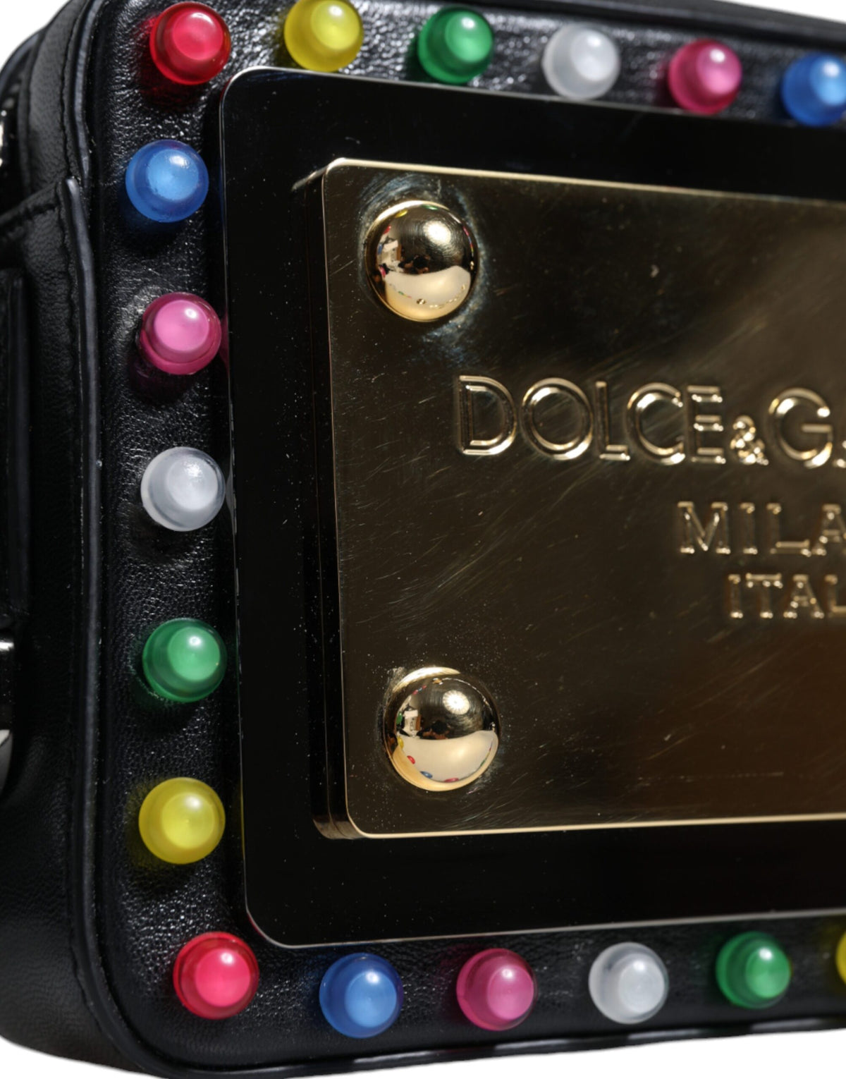 Discover the Dolce & Gabbana Black Leather LED Logo Belt Fanny Pack Bag, a luxurious blend of Italian craftsmanship and modern elegance, perfect for the discerning individual.