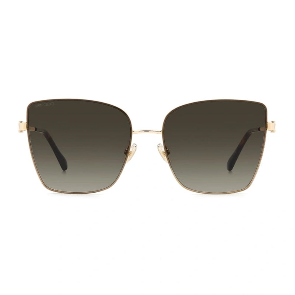 Elevate your style with Jimmy Choo Gold Metal Sunglasses, a luxurious blend of exquisite craftsmanship and timeless elegance designed for the discerning individual.