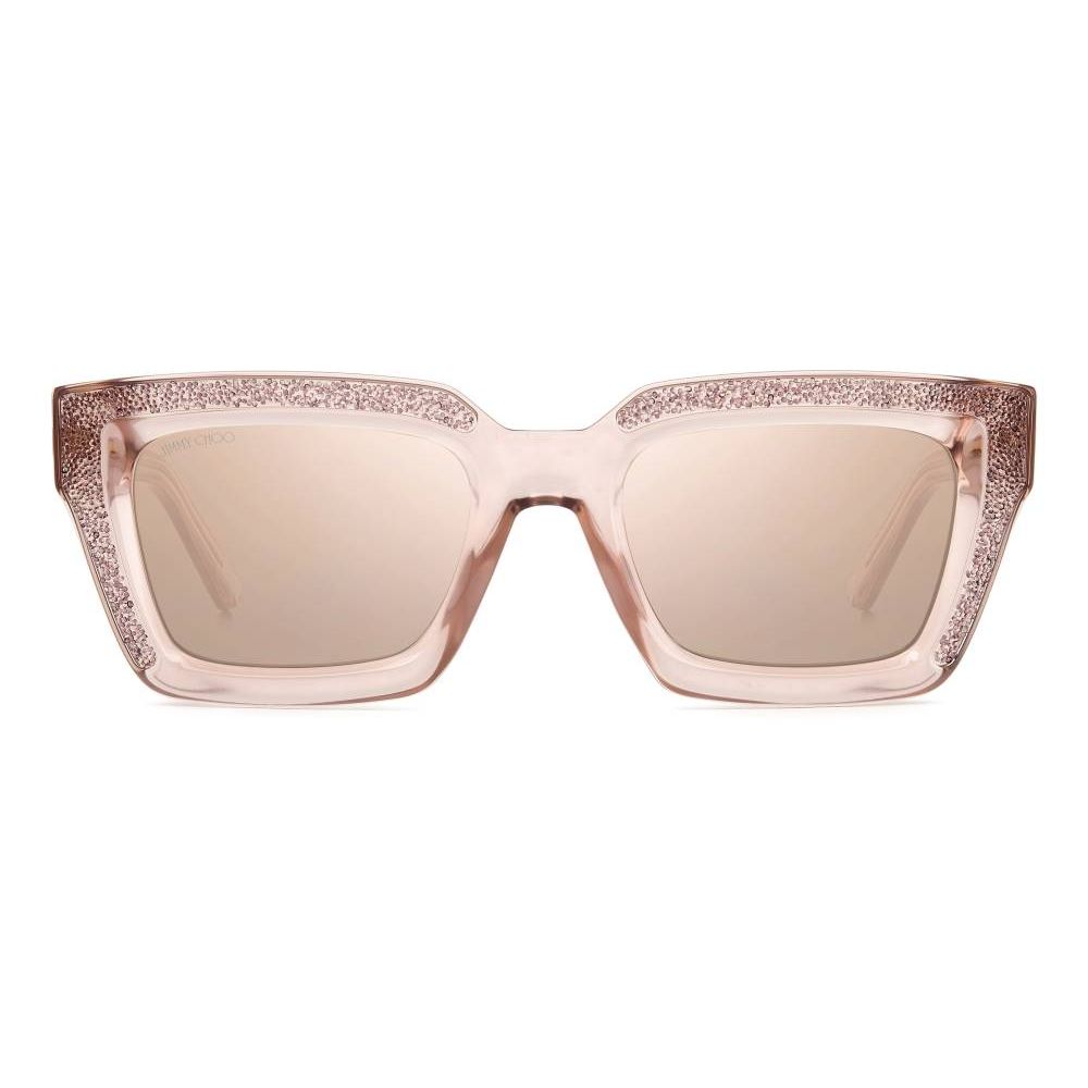 Elevate your ensemble with Jimmy Choo Multicolor Resin Sunglasses, where exquisite craftsmanship meets timeless elegance for the discerning individual.