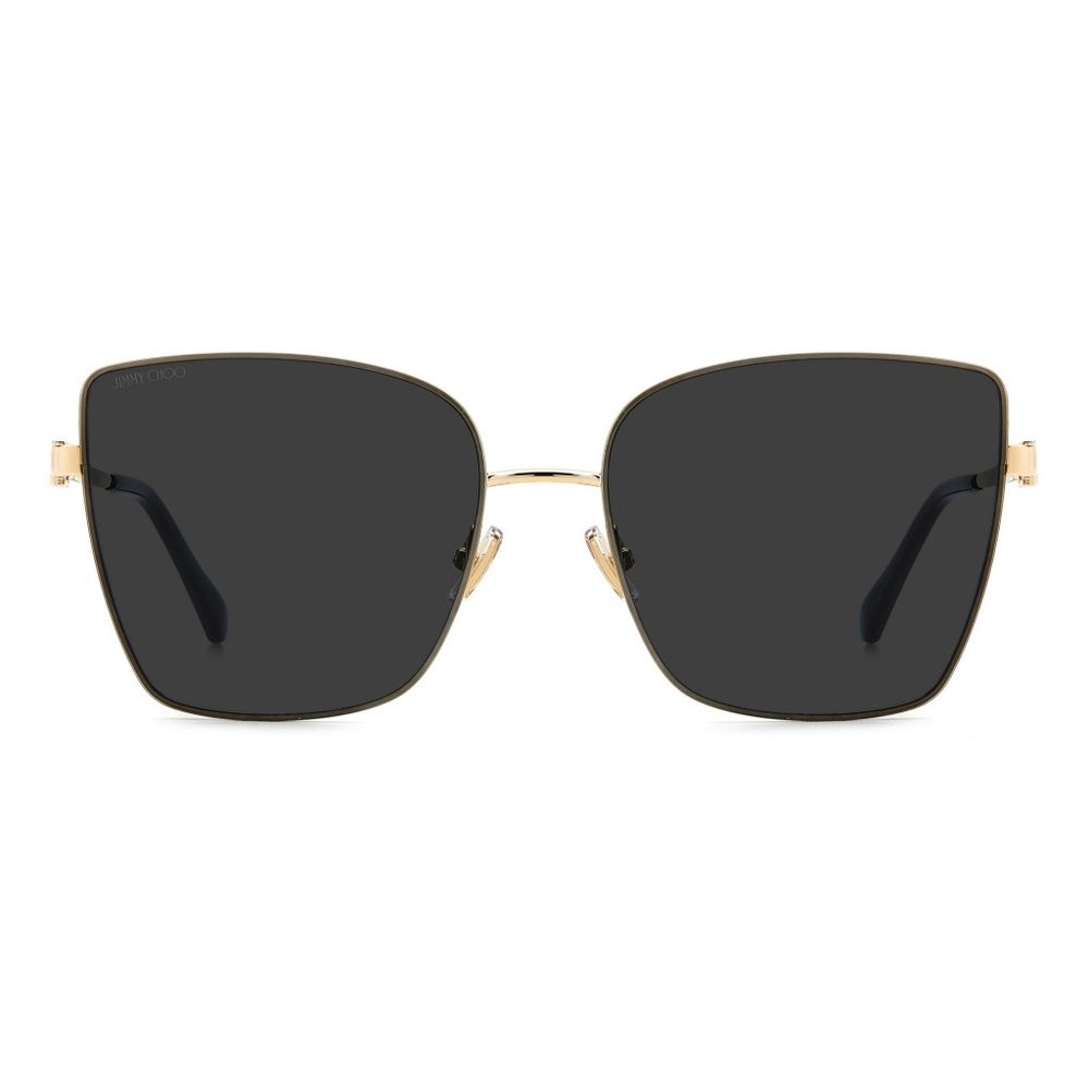 Elevate your allure with Jimmy Choo Gold Metal Sunglasses, where exquisite craftsmanship meets timeless sophistication, perfect for the discerning individual.