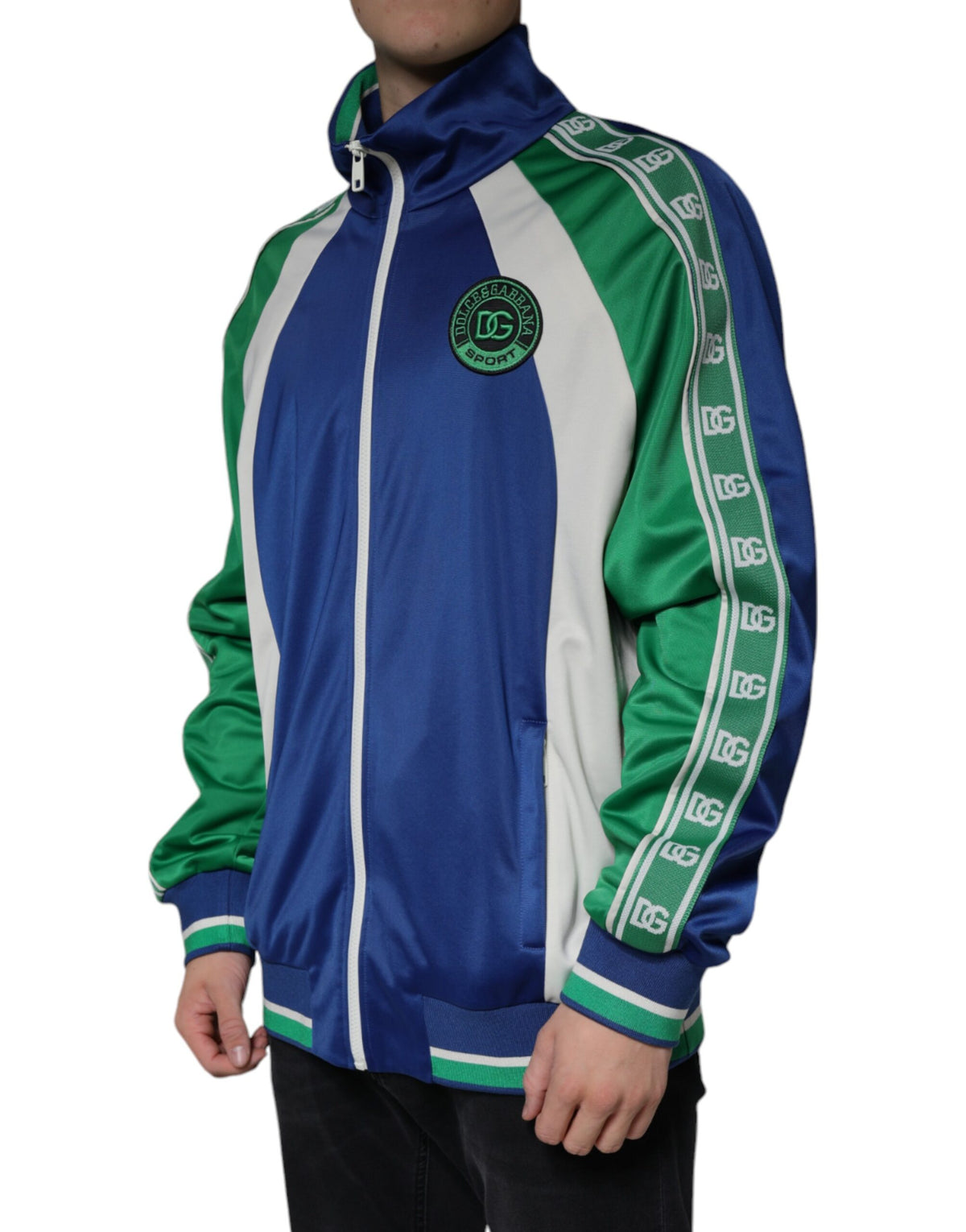 Dolce & Gabbana Multicolor Bomber Jacket - Exquisite Italian Craftsmanship
