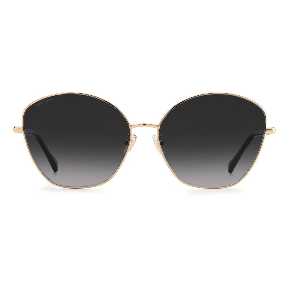 Elevate your style with Jimmy Choo Gold Metal Sunglasses, where exquisite craftsmanship meets contemporary elegance for the discerning individual seeking unparalleled luxury.