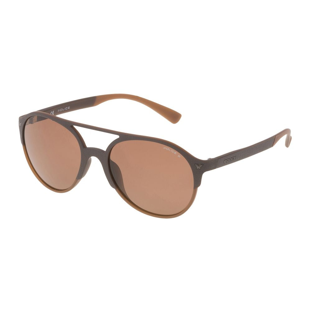 Experience the exquisite allure of Police Brown Injected Sunglasses, where luxurious craftsmanship meets timeless elegance, perfect for the discerning individual.