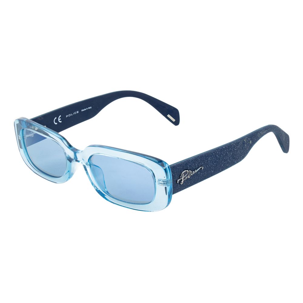 Indulge in the elegance of Police Blue Acetate Sunglasses, crafted from premium acetate for timeless sophistication and essential UV protection, elevating your style effortlessly.