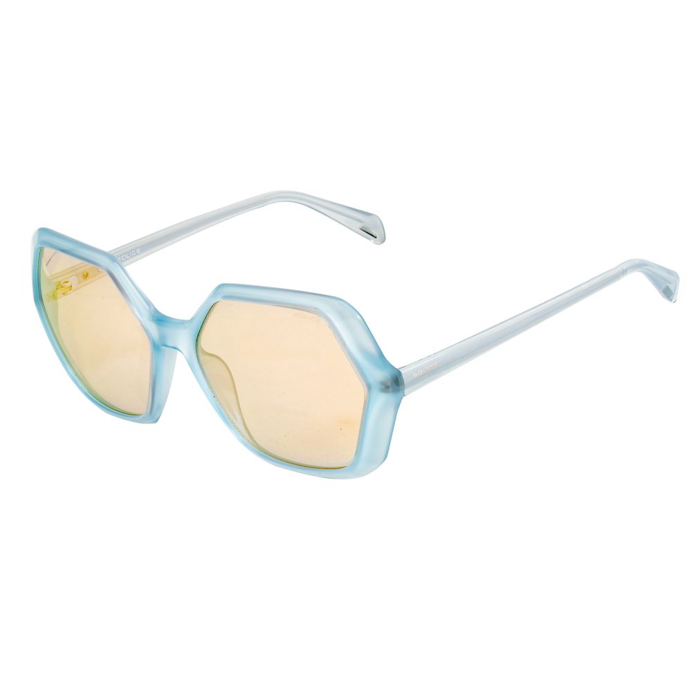 Indulge in the exquisite elegance of Police Blue Injected Sunglasses, where luxurious craftsmanship meets refined style, perfect for the discerning individual.