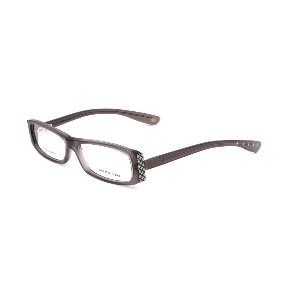 Bottega Veneta Gray Acetate Glasses – Designer Luxury Eyewear