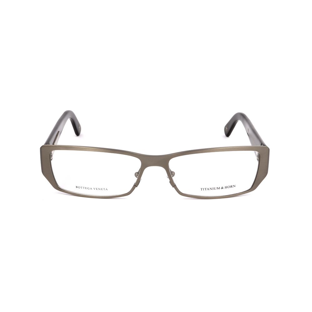 Bottega Veneta Silver Titanium Glasses – Artisanal Luxury Frames