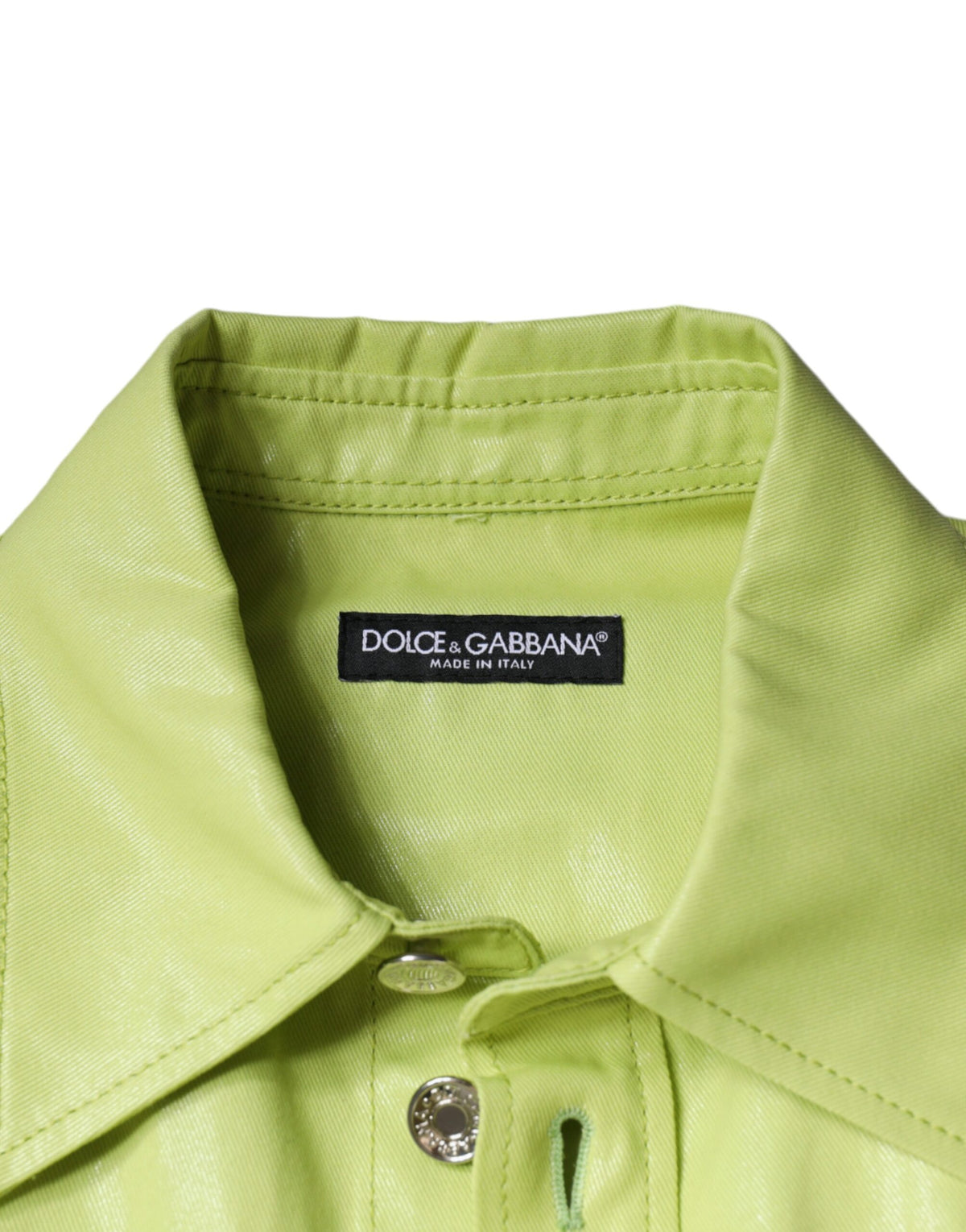 Experience the exquisite Dolce & Gabbana Green Cotton Collared Button Down Shirt, a testament to Italian craftsmanship and timeless elegance, perfect for any sophisticated occasion.