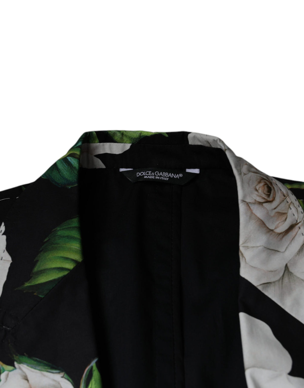 Elevate your wardrobe with the Dolce & Gabbana Black Rose Cotton Suit, a masterpiece of Italian craftsmanship, blending timeless elegance with modern sophistication.