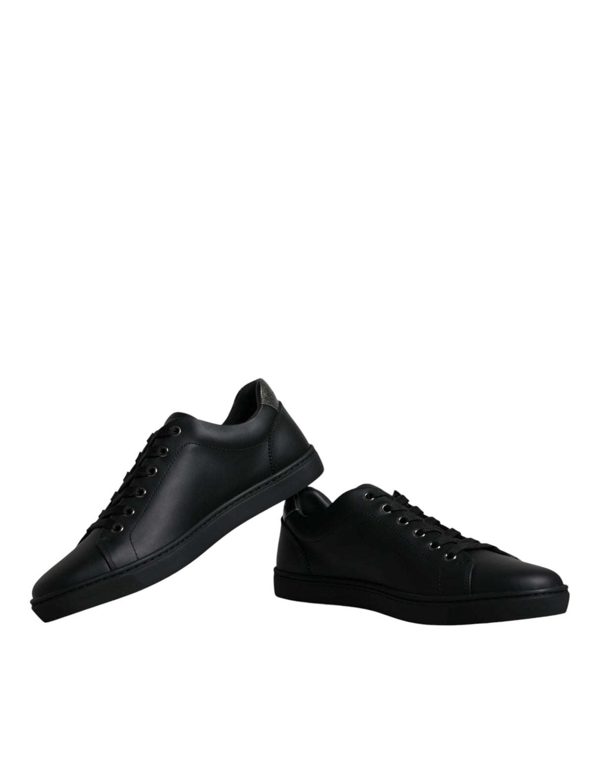 Dolce & Gabbana Black London Sacred Heart Sneakers - Luxury Footwear