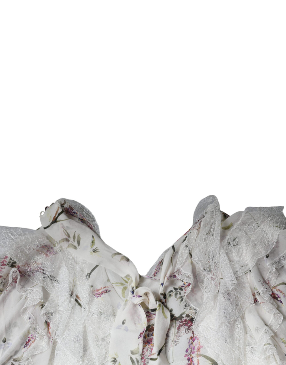 Experience the timeless elegance of the Ermanno Scervino White Floral Ruffles Lace Maxi Dress, a silk masterpiece that embodies exquisite Italian craftsmanship and sophisticated allure.