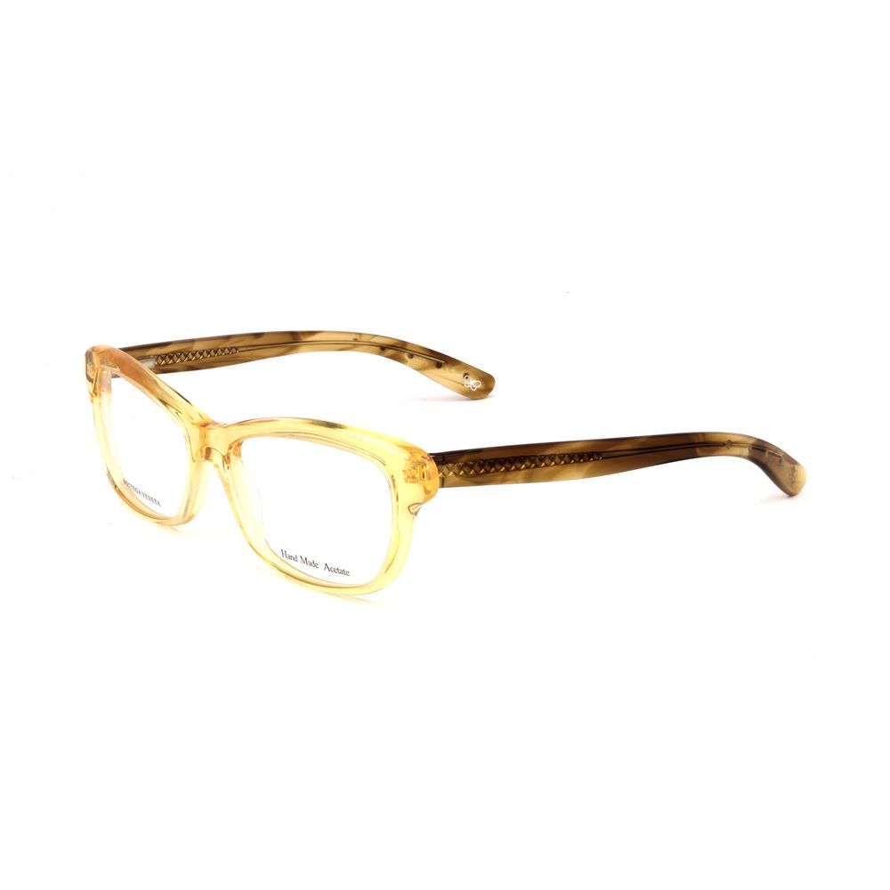 Bottega Veneta Orange Acetate Glasses - Artisanal Luxury Frames
