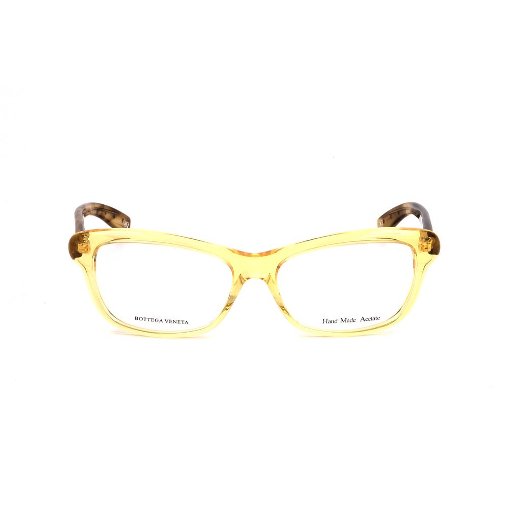 Bottega Veneta Orange Acetate Glasses - Artisanal Luxury Frames