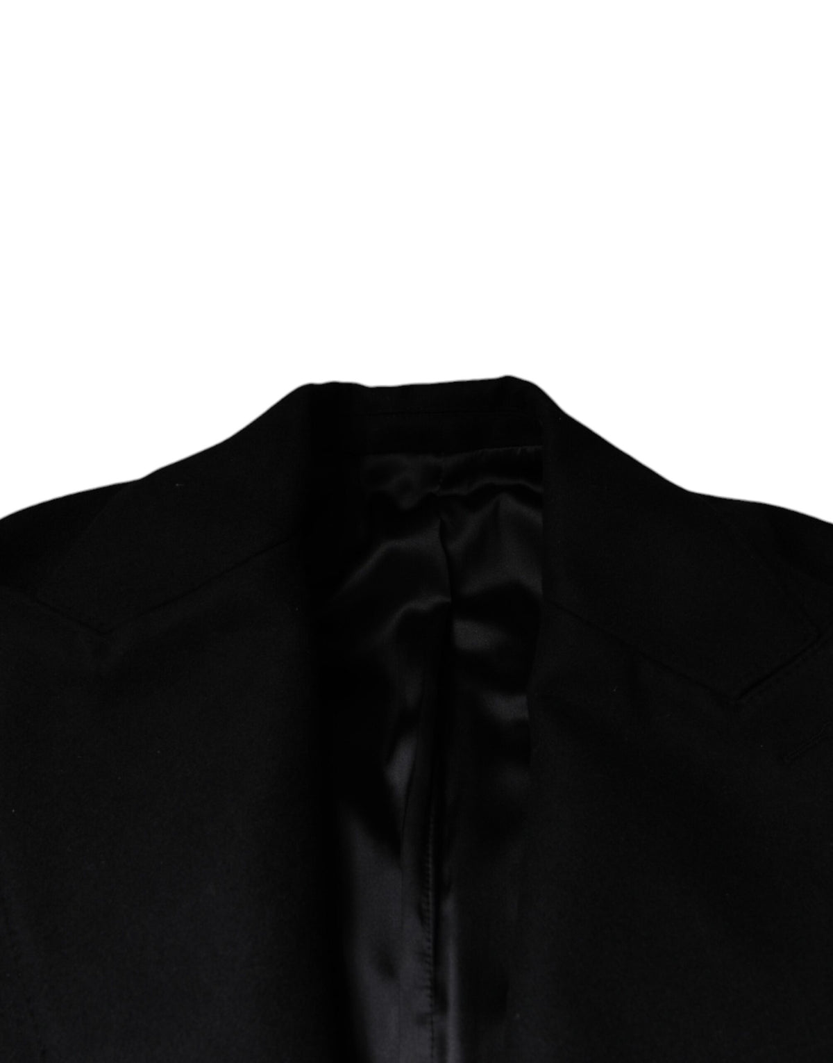 Indulge in the exquisite Dolce & Gabbana Black Wool Double Breasted Men Coat Jacket, a masterpiece of Italian craftsmanship that defines luxury and sophistication.