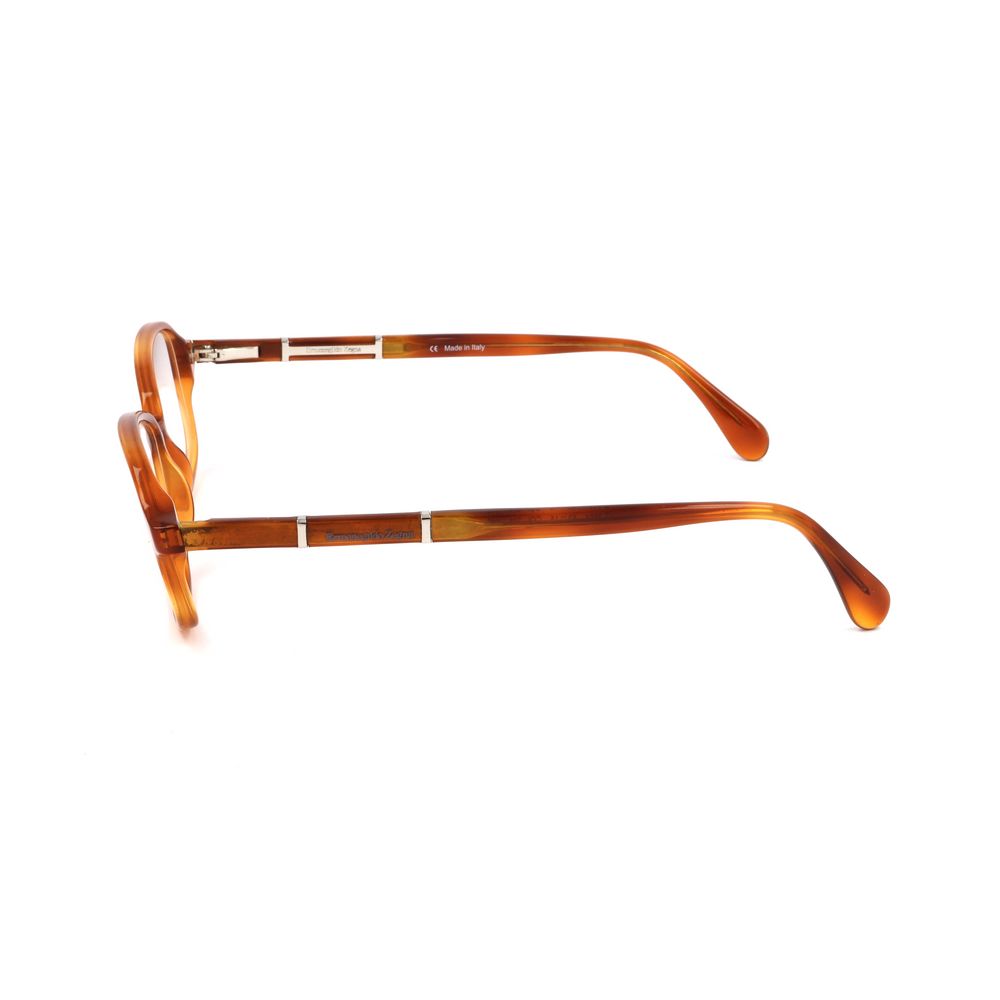 Elevate your style with Ermenegildo Zegna's Brown Plastic Glasses, a luxurious blend of timeless craftsmanship and modern sophistication, perfect for any occasion.