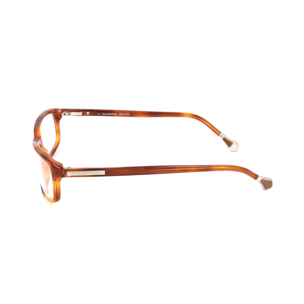 Experience the exquisite craftsmanship of Ermenegildo Zegna Brown Plastic Glasses, where luxurious design meets timeless elegance, perfect for the discerning individual.