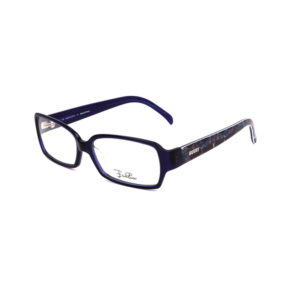 Emilio Pucci Blue Plastic Glasses - Exquisite Designer Elegance