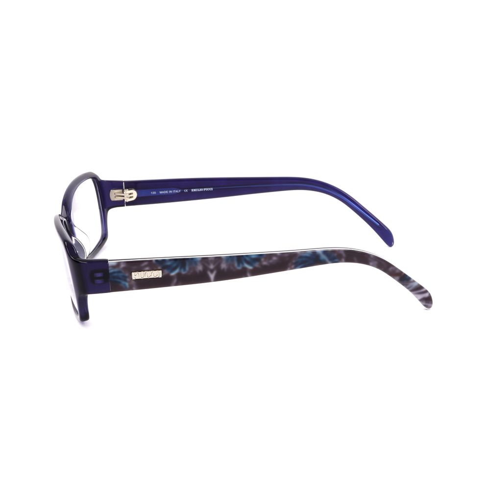 Emilio Pucci Blue Plastic Glasses - Exquisite Designer Elegance