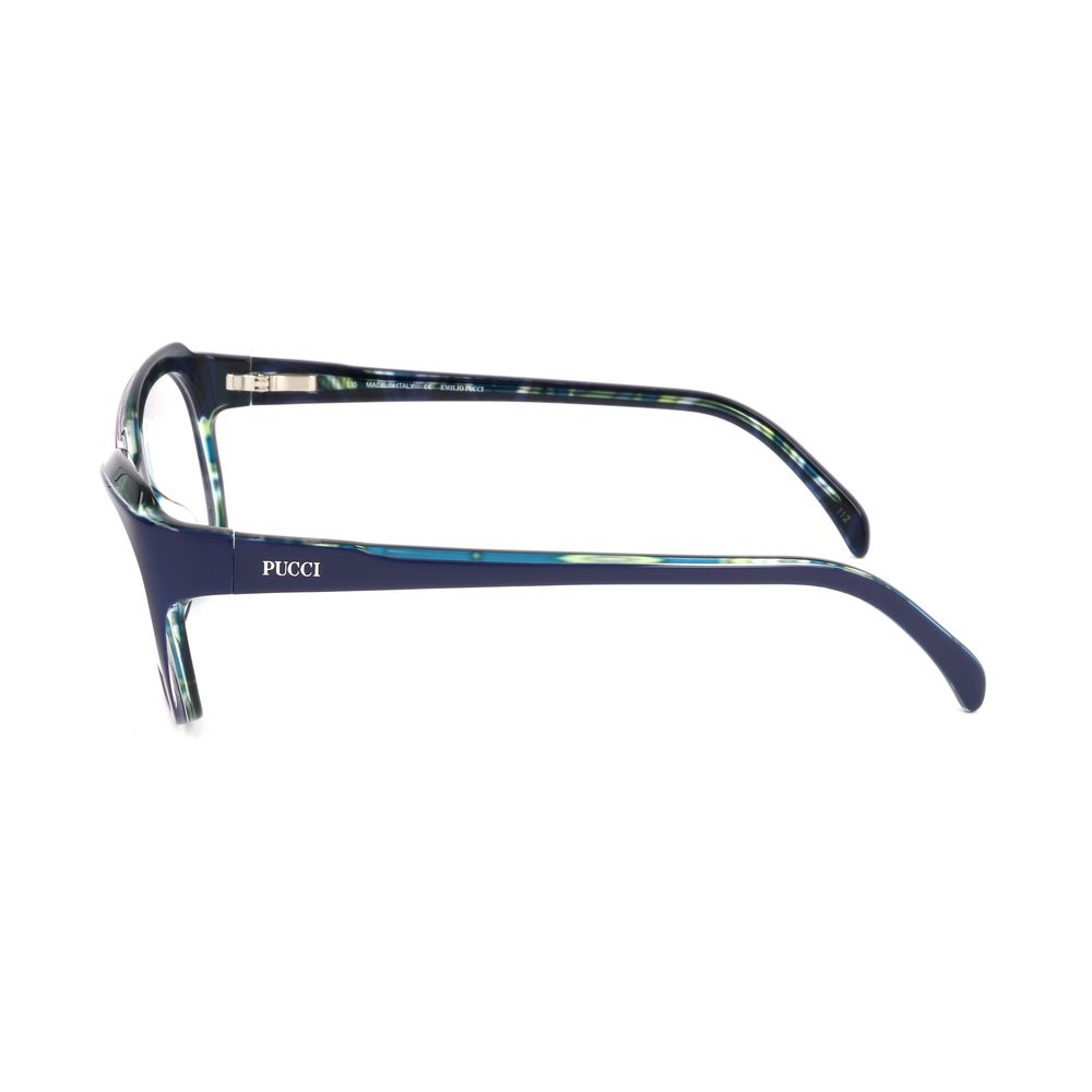 Emilio Pucci Blue Plastic Glasses - Designer Couture Elegance