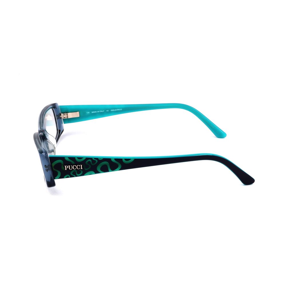 Emilio Pucci Blue Plastic Glasses - Luxurious Designer Elegance