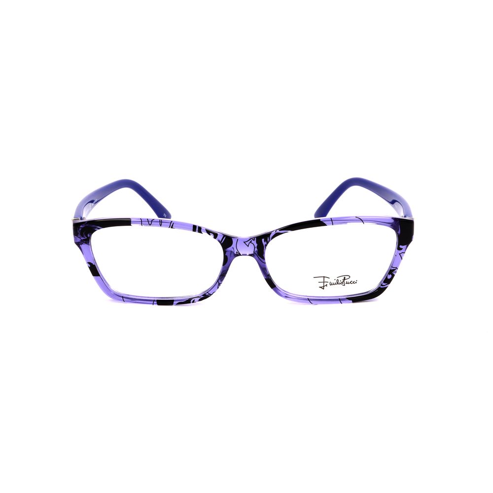 Emilio Pucci Blue Plastic Glasses – Designer Couture Eyewear