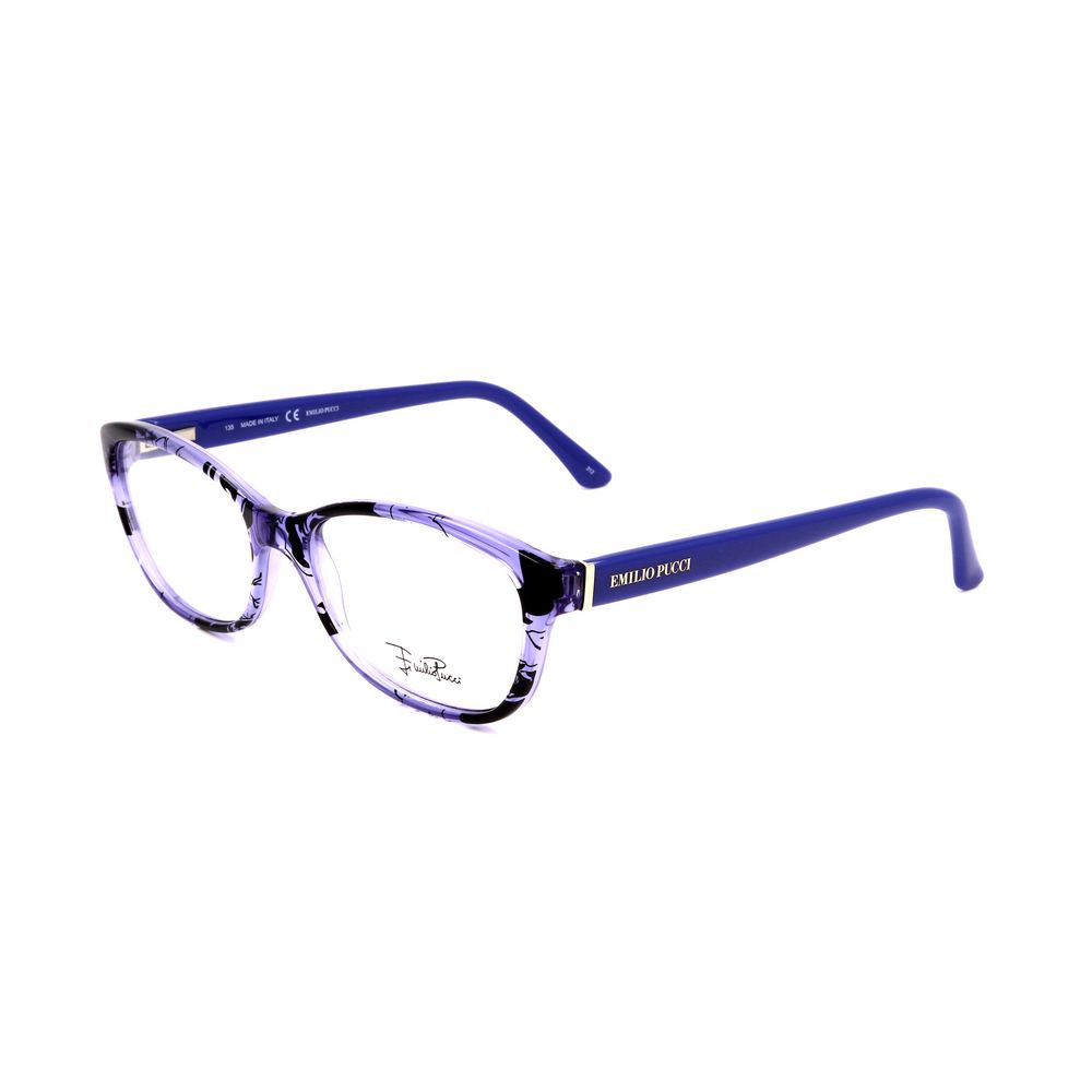 Emilio Pucci Blue Plastic Glasses - Artisanal Luxury Frames