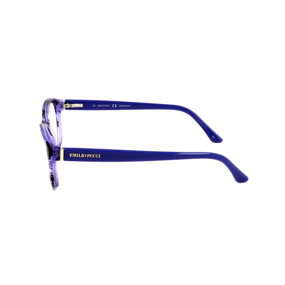 Emilio Pucci Blue Plastic Glasses - Artisanal Luxury Frames
