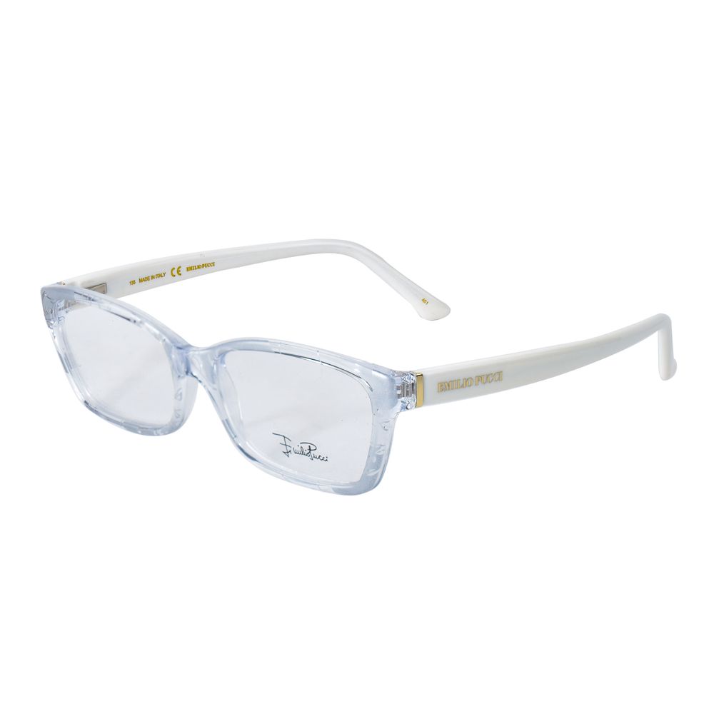 Emilio Pucci Transparent Plastic Glasses - Artisanal Luxury Frames