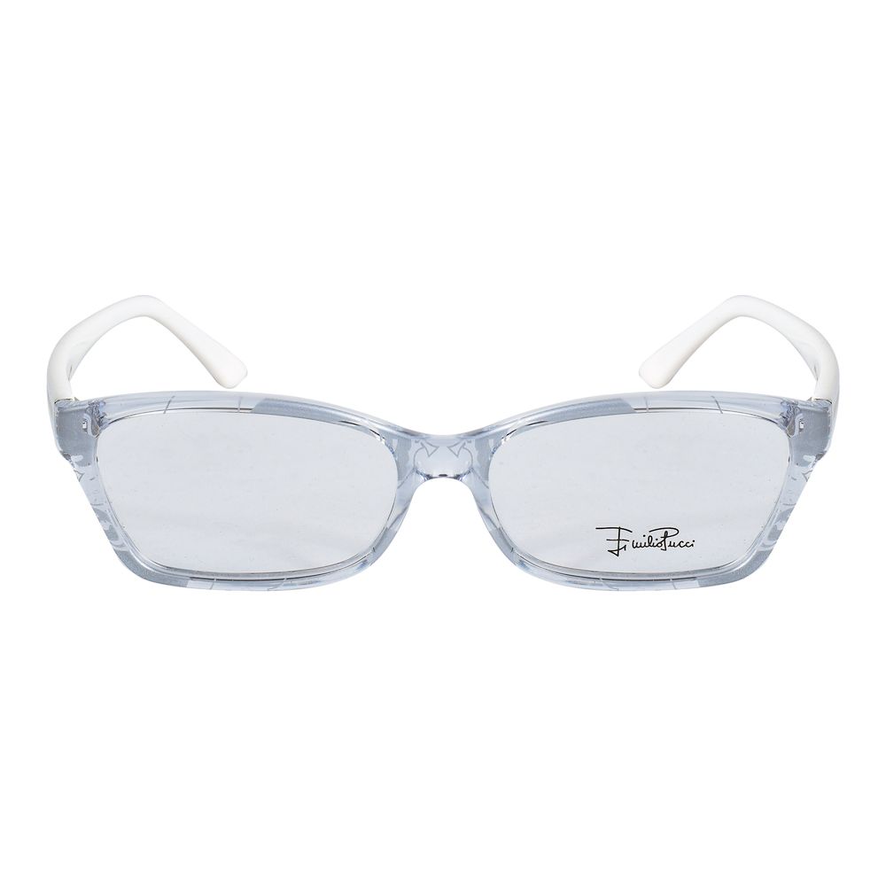 Emilio Pucci Transparent Plastic Glasses - Artisanal Luxury Frames