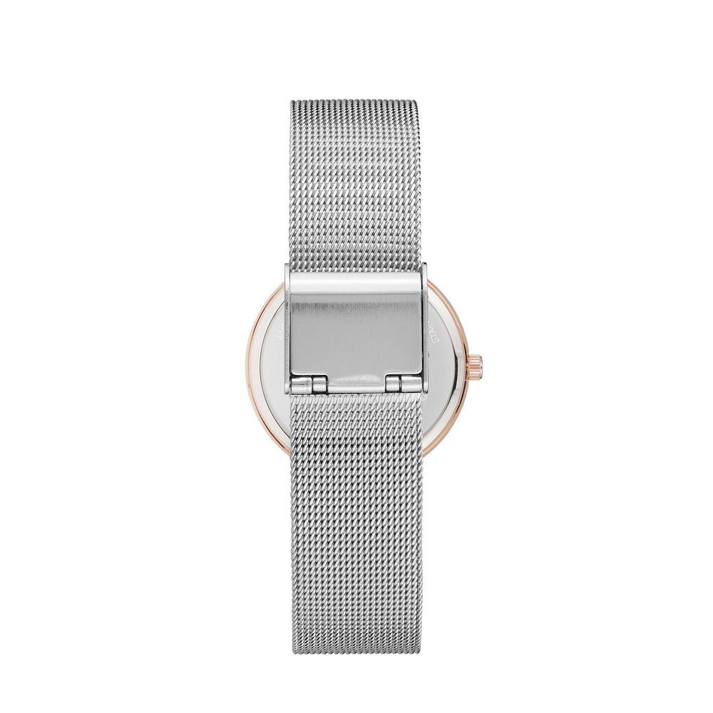 Discover the Juicy Couture Silver Stainless Steel Dress Watch, a timeless masterpiece of quartz craftsmanship that embodies elegance and sophistication for every occasion.