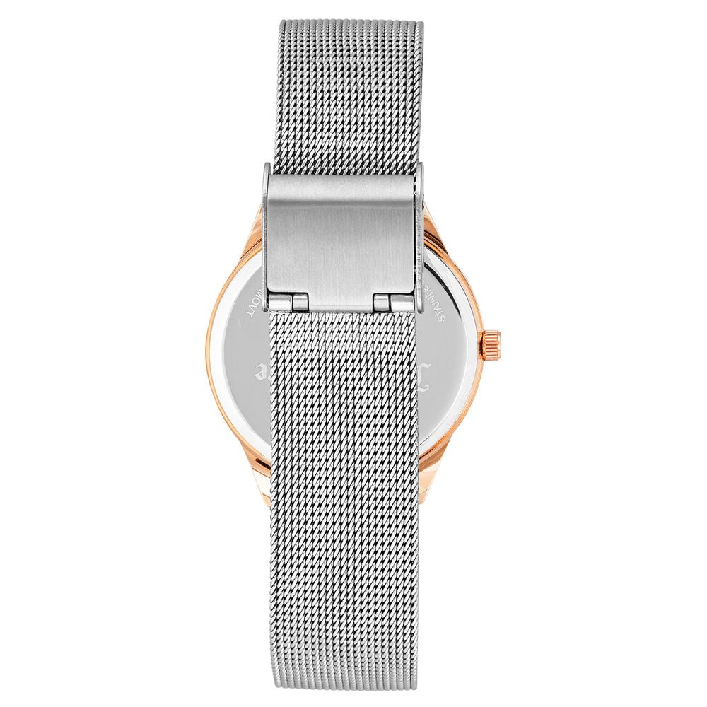 Discover the Juicy Couture Silver Stainless Steel Dress Watch, a timeless piece that exudes elegance and sophistication, perfect for the discerning individual.