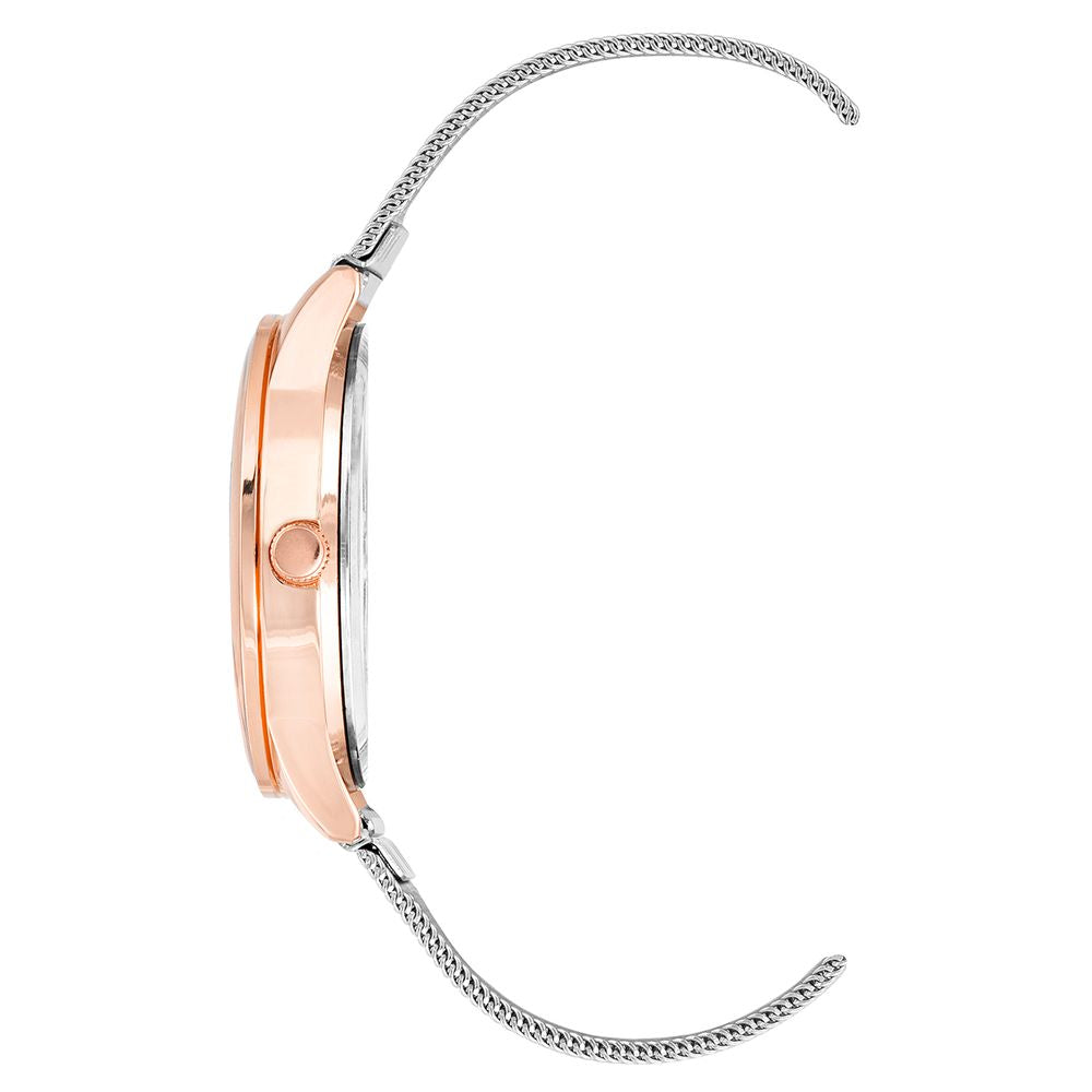 Elevate your elegance with the Juicy Couture Silver Stainless Steel Dress Watch, a timeless masterpiece that embodies luxurious craftsmanship and refined style.