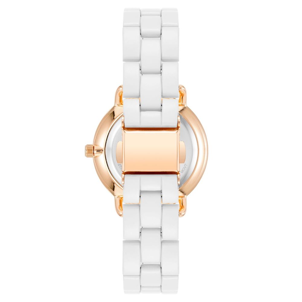 Discover the Juicy Couture White Metal Dress Watch, a timeless fusion of elegance and precision, perfect for those who embody sophistication and luxury.