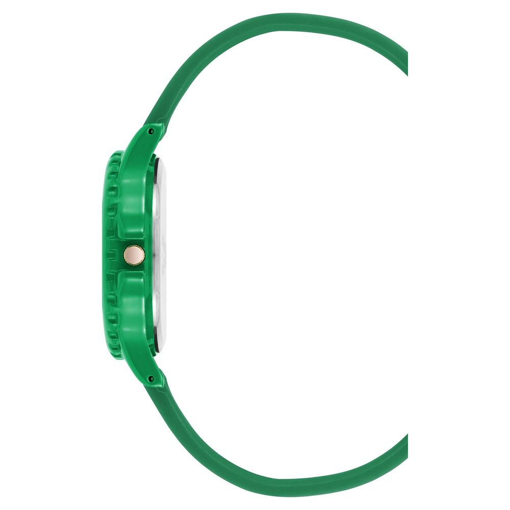 Elevate your style with the Juicy Couture Green Synthetic Bracelet Watch, a luxurious timepiece that embodies sophistication and timeless elegance for every occasion.