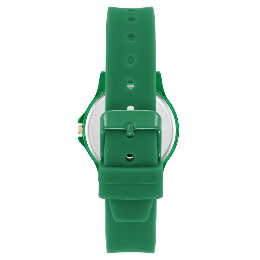 Elevate your elegance with the Juicy Couture Green Synthetic Bracelet Watch, a luxurious timepiece that embodies sophistication and timeless allure for every occasion.