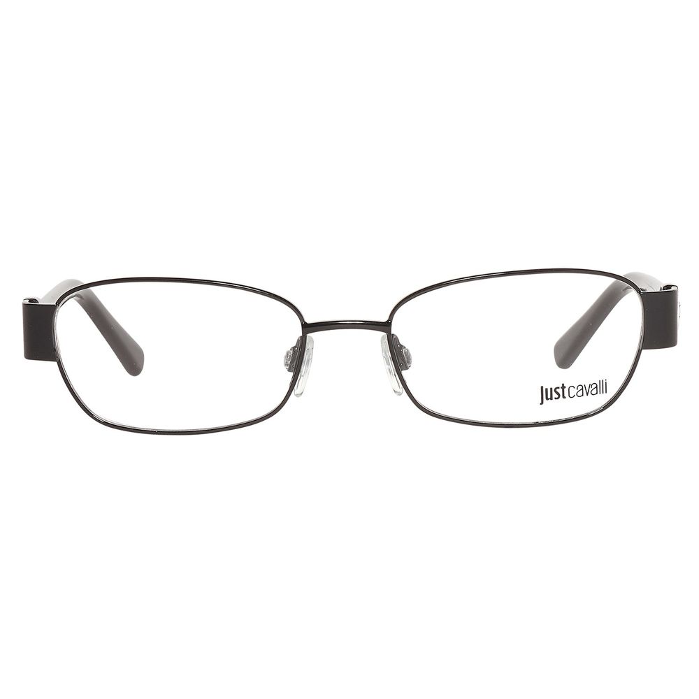 Indulge in the exquisite allure of Just Cavalli Black Metal Glasses, where superior craftsmanship meets timeless elegance, redefining luxury for the discerning individual.