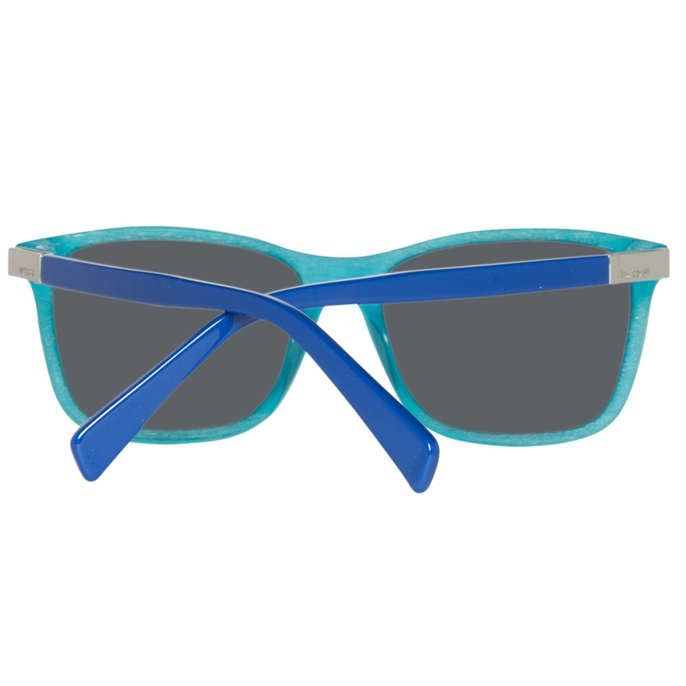 Experience the allure of Just Cavalli Blue Acetate Sunglasses, where premium craftsmanship meets striking design, embodying timeless elegance for the discerning individual.