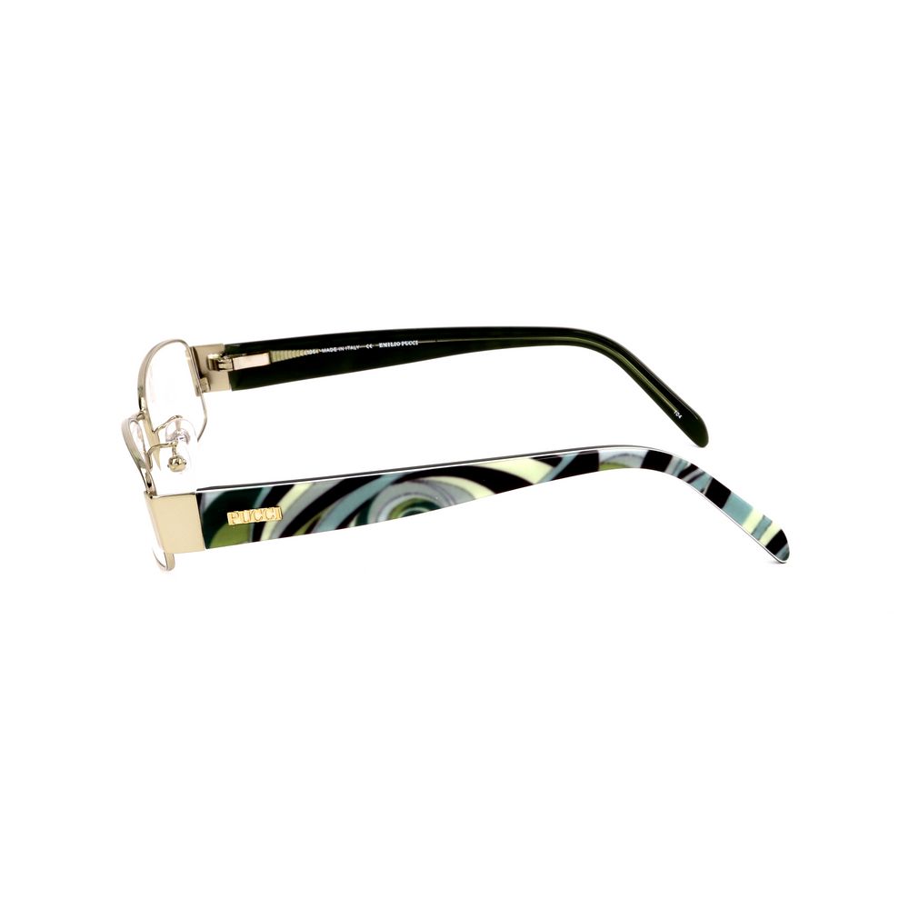 Emilio Pucci Multicolor Metal Glasses – Artisanal Luxury Frames