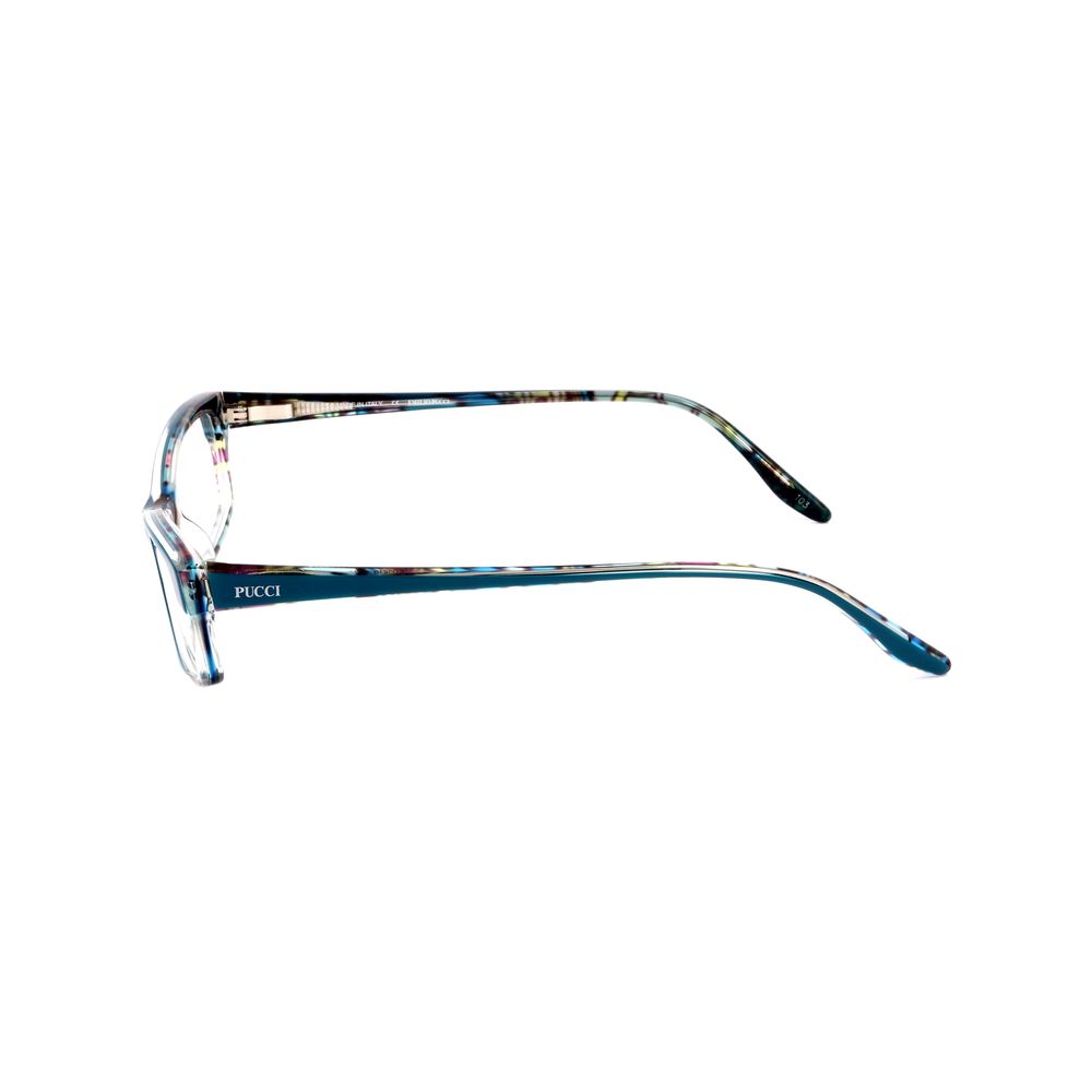 Emilio Pucci Blue Plastic Glasses - Luxurious Couture Elegance