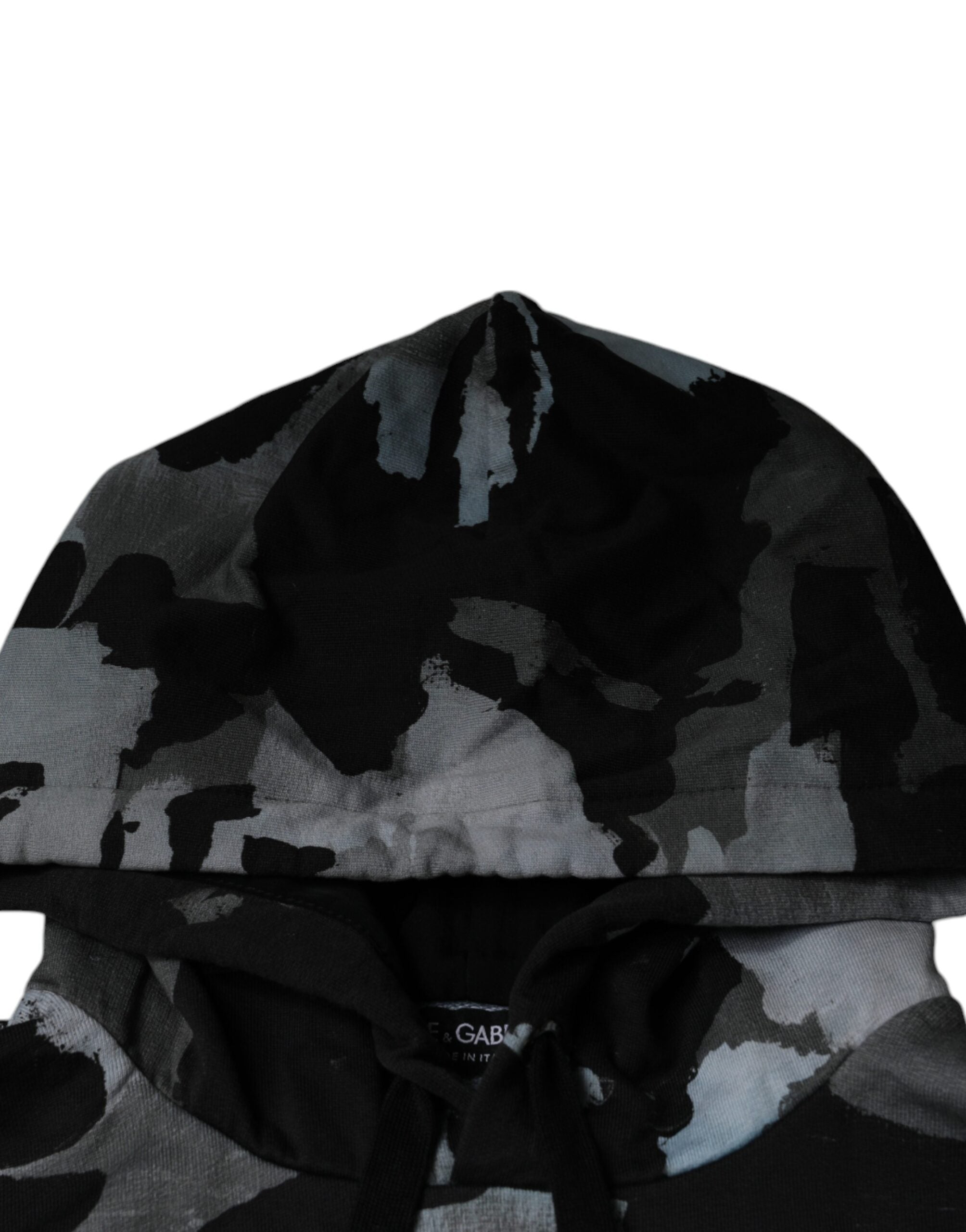 Dolce & Gabbana Multicolor Camouflage Men Hooded Sweater (Copy)