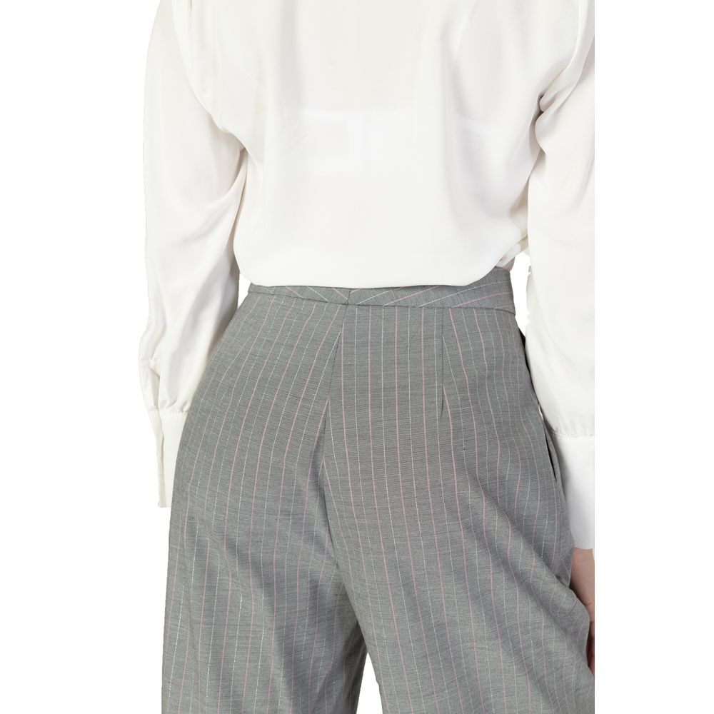 Elevate your wardrobe with Rinascimento Multicolor Polyester Casual Pants from the SS24 Collection, where luxurious craftsmanship meets timeless elegance for the discerning individual.