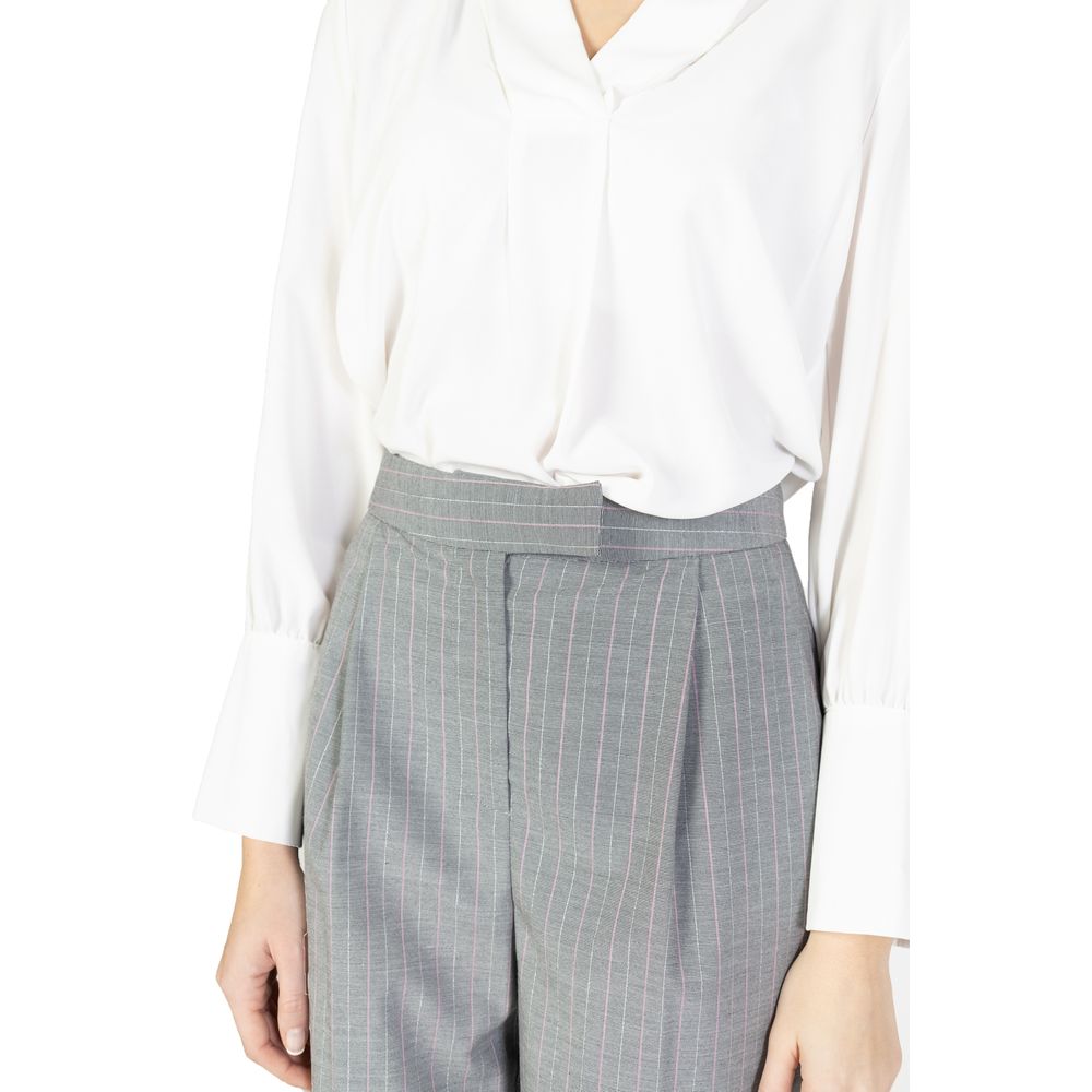 Elevate your wardrobe with Rinascimento Multicolor Polyester Casual Pants from the SS24 Collection, where luxurious craftsmanship meets timeless elegance in a sophisticated silhouette.