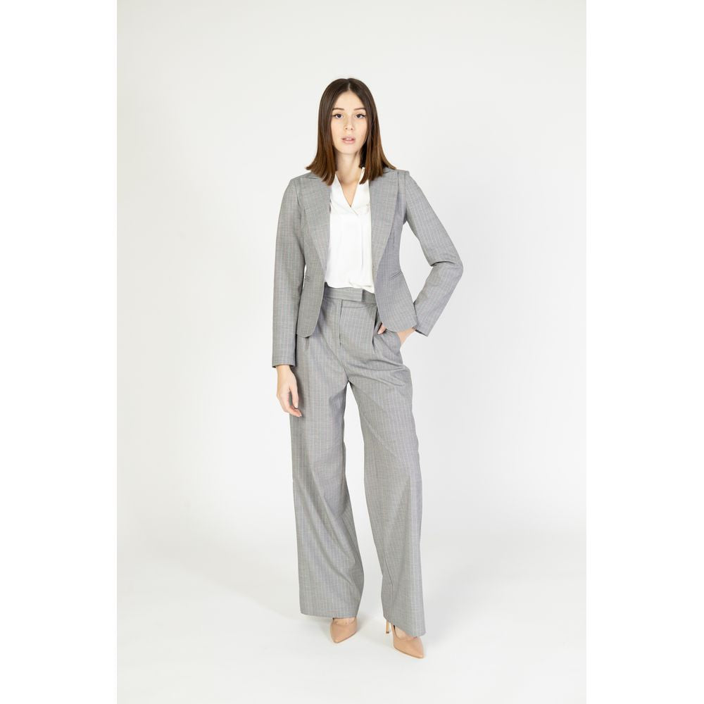 Elevate your wardrobe with Rinascimento Multicolor Polyester Casual Pants from the SS24 Collection, where luxurious craftsmanship meets timeless elegance in every detail.