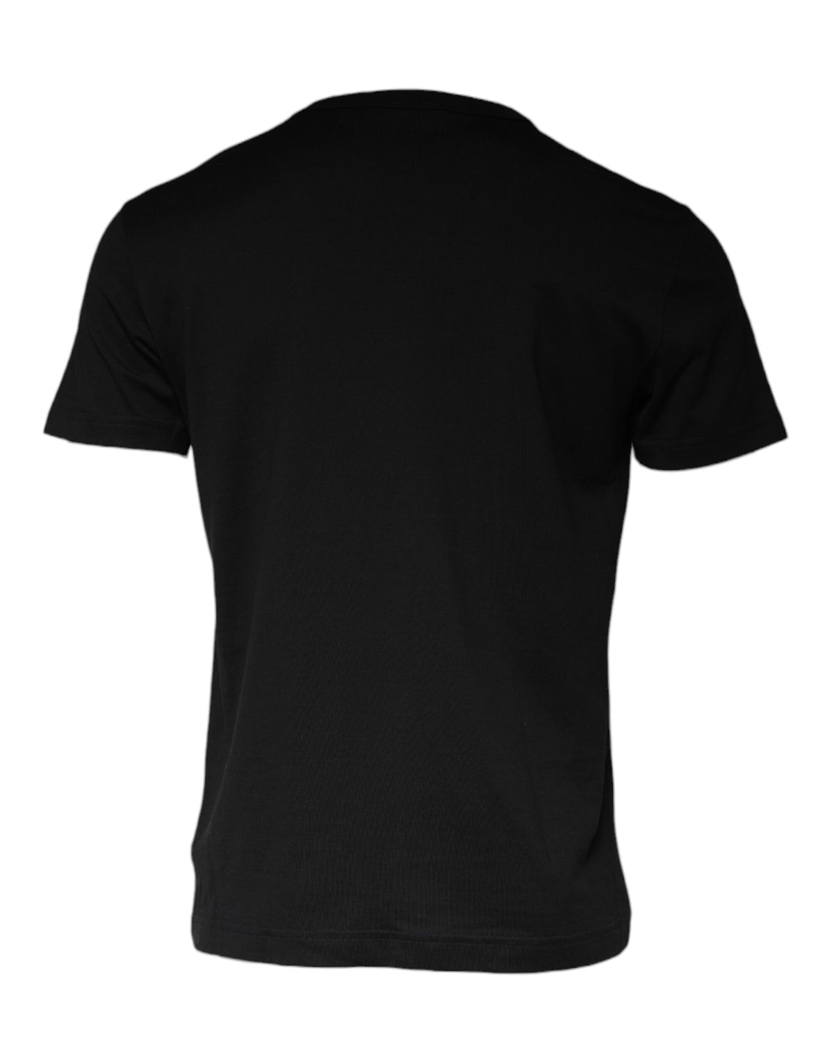 Experience the exquisite Dolce & Gabbana Black Cotton Necklace Embellished T-shirt, a luxurious blend of comfort and sophistication, crafted in Italy for the discerning individual.
