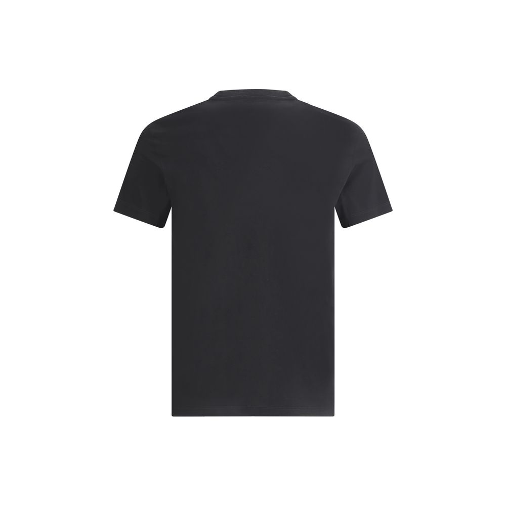 Versace Black Cotton T-Shirt - Timeless Luxury Essential